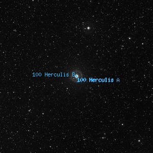 DSS image of 100 Herculis B