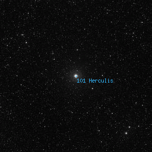 DSS image of 101 Herculis