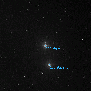 DSS image of 104 Aquarii