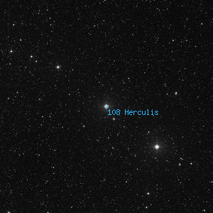 DSS image of 108 Herculis