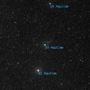 DSS image of 10 Aquilae