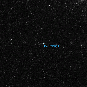 DSS image of 10 Persei