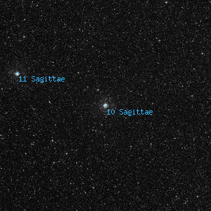 DSS image of 10 Sagittae