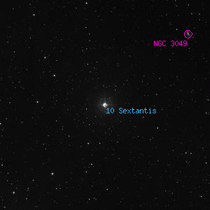 DSS image of 10 Sextantis