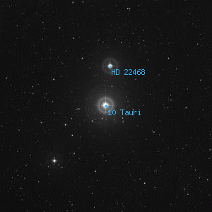 DSS image of 10 Tauri