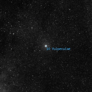 DSS image of 10 Vulpeculae