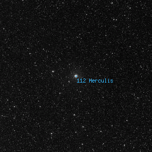 DSS image of 112 Herculis