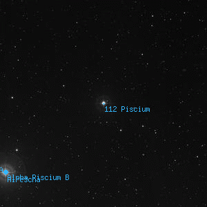 DSS image of 112 Piscium