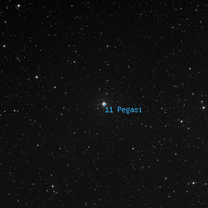 DSS image of 11 Pegasi