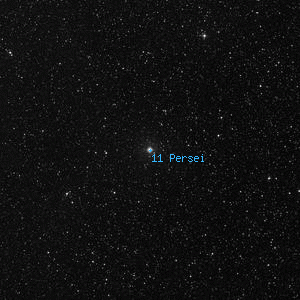 DSS image of 11 Persei