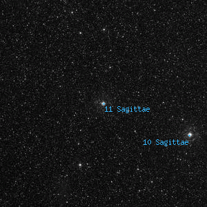 DSS image of 11 Sagittae