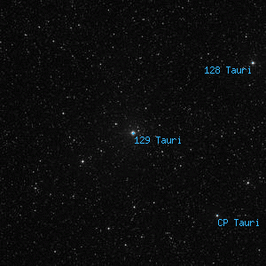 DSS image of 129 Tauri