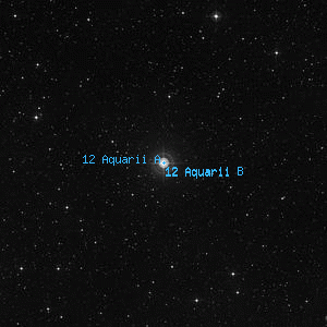 DSS image of 12 Aquarii B
