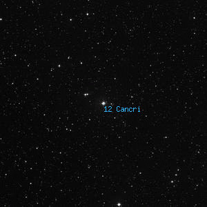 DSS image of 12 Cancri