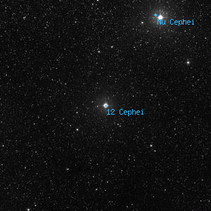DSS image of 12 Cephei