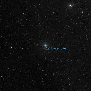 DSS image of 12 Lacertae