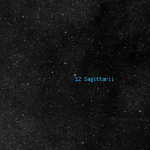 DSS image of 12 Sagittarii
