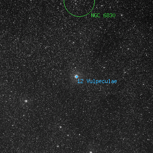 DSS image of 12 Vulpeculae