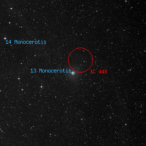 DSS image of 13 Monocerotis