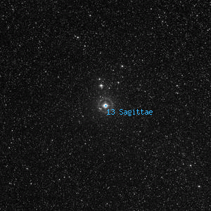 DSS image of 13 Sagittae