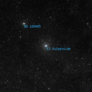 DSS image of 13 Vulpeculae