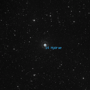 DSS image of 14 Hydrae