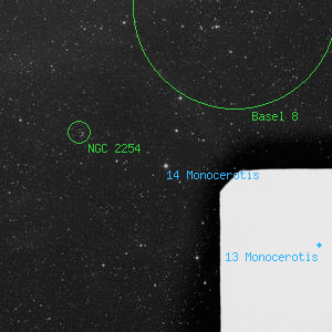 DSS image of 14 Monocerotis