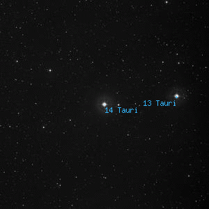 DSS image of 14 Tauri
