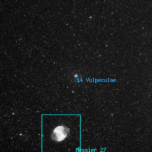 DSS image of 14 Vulpeculae