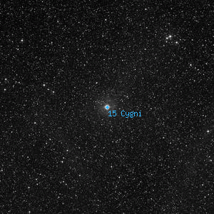 DSS image of 15 Cygni