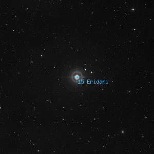 DSS image of 15 Eridani