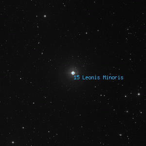 DSS image of 15 Leonis Minoris
