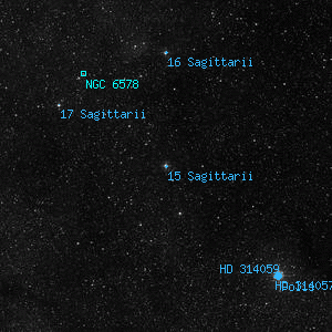 DSS image of 15 Sagittarii