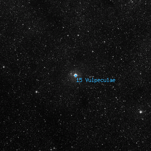 DSS image of 15 Vulpeculae