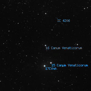 DSS image of 16 Canum Venaticorum