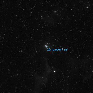 DSS image of 16 Lacertae