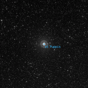 DSS image of 16 Puppis
