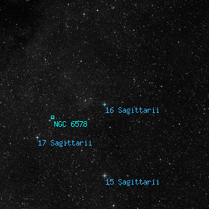 DSS image of 16 Sagittarii