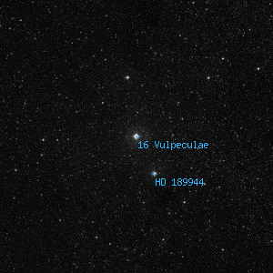 DSS image of 16 Vulpeculae