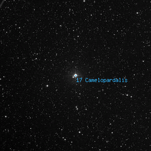 DSS image of 17 Camelopardalis
