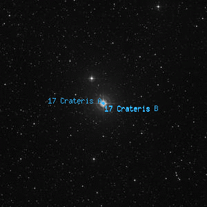 DSS image of 17 Crateris B