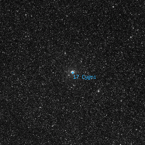 DSS image of 17 Cygni
