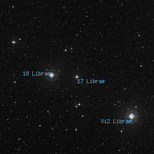 DSS image of 17 Librae