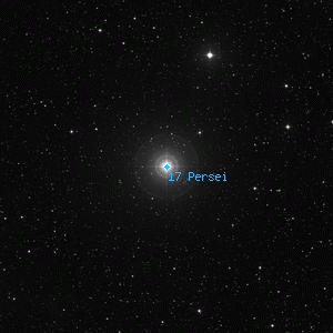DSS image of 17 Persei