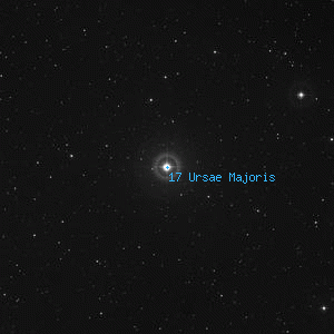 DSS image of 17 Ursae Majoris