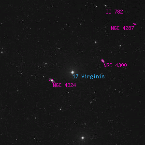 DSS image of 17 Virginis