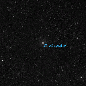 DSS image of 17 Vulpeculae