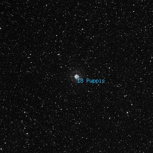 DSS image of 18 Puppis