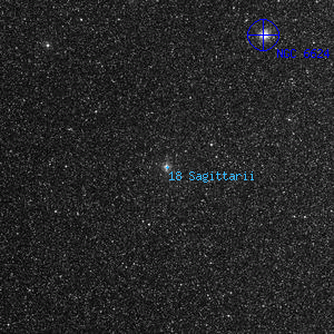 DSS image of 18 Sagittarii