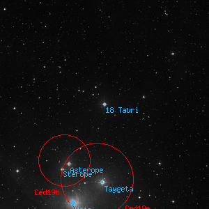 DSS image of 18 Tauri